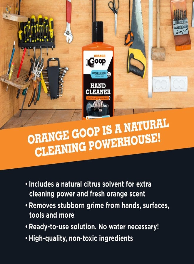 GOOP Orange Liquid Multi-Purpose Waterless Hand Cleaner - 16 oz Flip-Top Bottle (Pack of 2) - Image 3